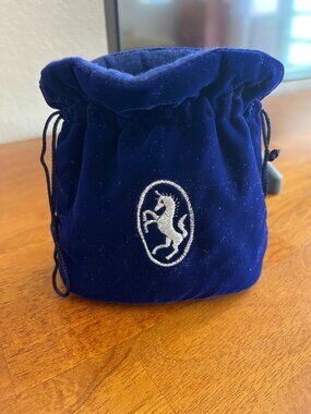 Vintage Bailey Banks & Biddle Jewelry Velvet Pouch